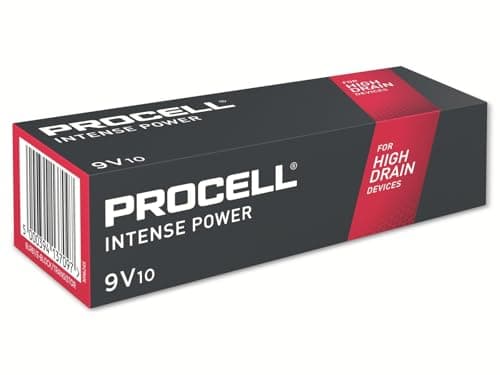 Image of Duracell Procell Intense 9V Battery (Pack of 10)