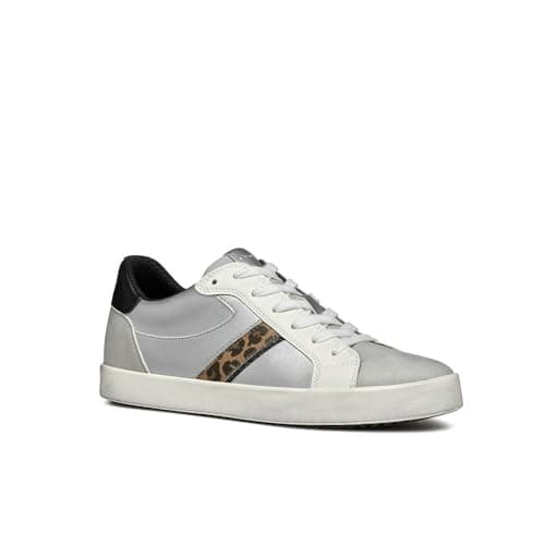 Image of Geox Women's D Blomiee C Trainers, Silver, 3 UK