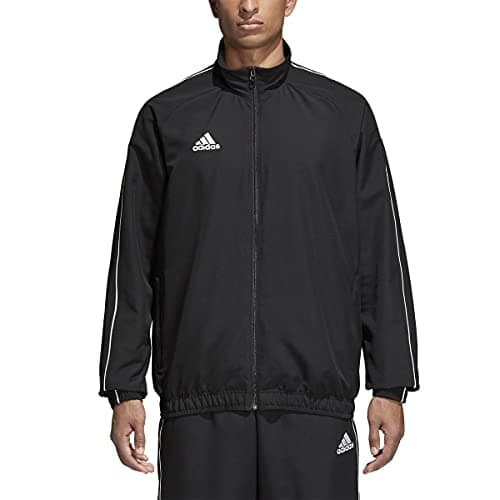 Image of adidas mens Core 18 Presentation Jacket, Black/White, L