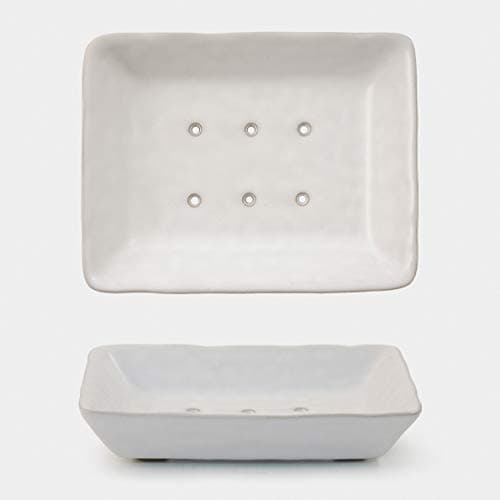 Image of East of India Porcelain Soap Dish (off White)