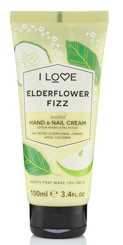 Image of I Love Signature Elderflower Fizz Rejuvenating Hand and Nail Cream Containing Shea Butter & Organic Coconut Oil 100ml