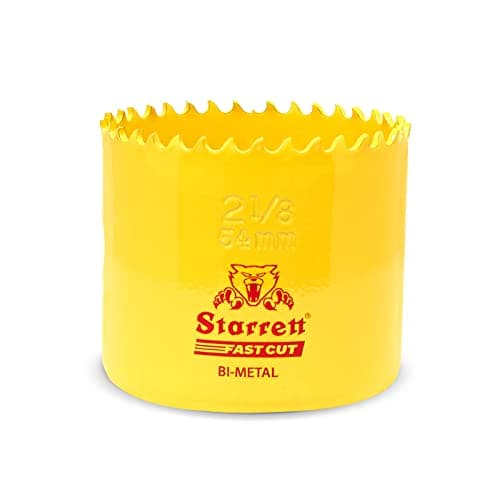 Image of Starrett HSS Bi-Metal Fast Cut Hole Saw - 54mm - For Metal, Wood, Plastics