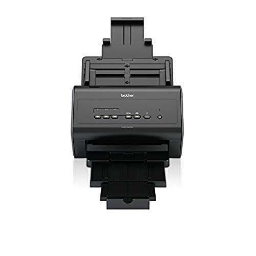 Image of Brother ADS-2400N Document Scanner, USB 2.0/Network, Business Scanner, Desktop, 2 Sided Scanning, 40PPM, A4 Scanner, Includes AC Adapter, USB Cable and Professional Software