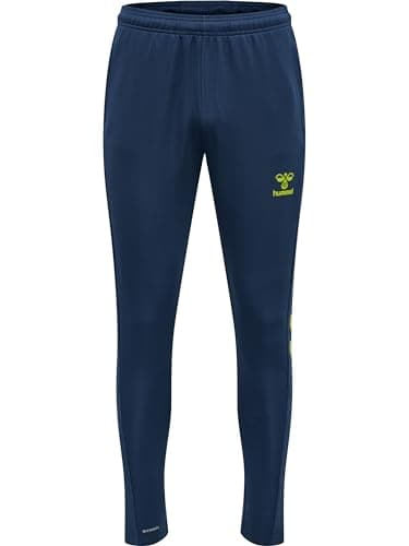 Image of Hummel Lead Football Men's Tracksuit Bottoms 207413 - Blue - XS