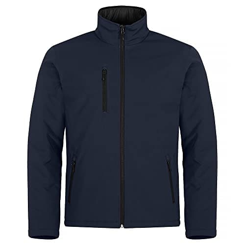 Image of CliQue Mens Padded Soft Shell Jacket (S) (Dark Navy)