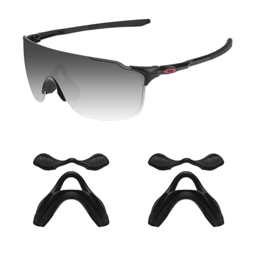 Image of Acefrog 2 Pairs Upgraded Nose Pads for Oakley EV Zero Series Sunglasses, Push-in Nose Piece Replacement, Anti-Slip, Black