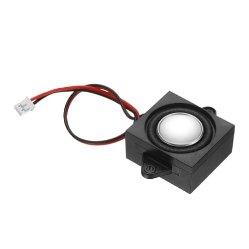 Image of PATIKIL 3 Watt 4 Ohm Mini Speaker, 1PCS Full-Range Mobile Portable Advertising Machine Micro Loudspeaker Connectors for Small Electronic Projects, Black Silver