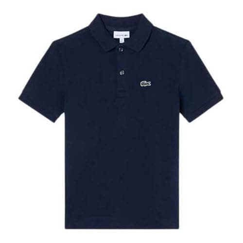 Image of Lacoste Kids 947386 Short Sleeve Polo 12 Years Blue