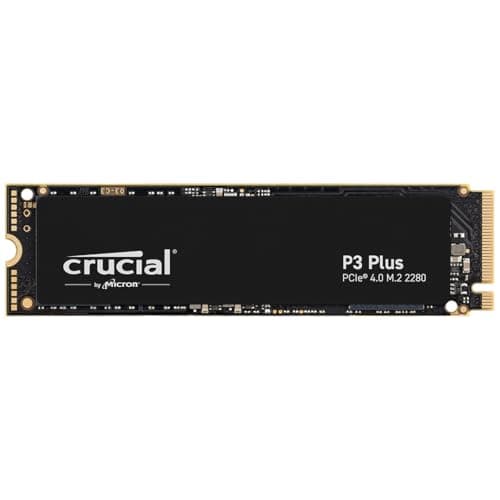 Image of Crucial P3 Plus SSD 2TB M.2 NVMe PCIe Gen4 Internal SSD, Up to 5000MB/s, Laptop & Desktop (PC) Compatible, Solid State Drive - CT2000P3PSSD801
