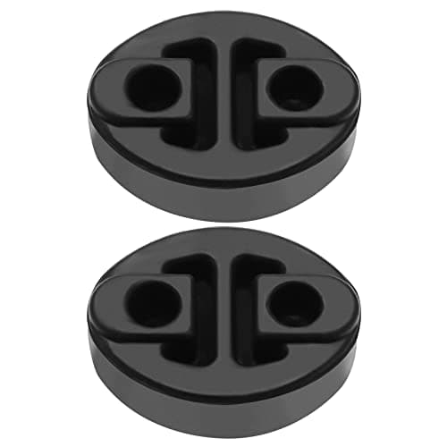 Image of OTOTEC 2PCS Car Universal Exhaust Pipe Muffler Lifting Lugs Silencer Exhaust Mounting Fits Compatible with Toyota Compatible with Peugeot 1755K9/1755R4/175650Q010/1756540010