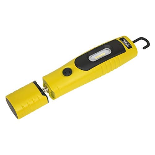 Image of Sealey Led3602Y Rechargeable 360? Inspection Lamp 7 SMD + 3W Led Yellow Li-Ion