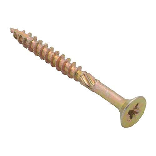 Image of Spectre Advanced Multi-purpose Woodscrews | 4.0 x 50mm | Zinc Yellow Passivated | Box 200