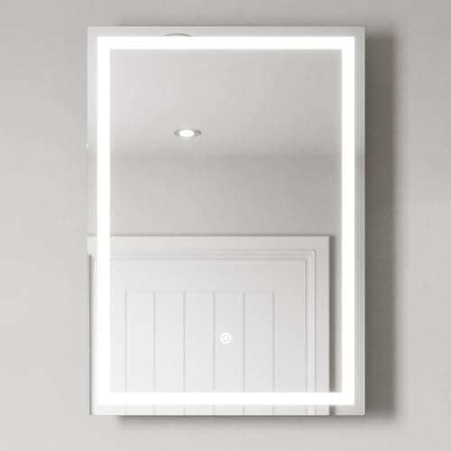 Image of Artis 700 x 500mm Bathroom Mirror with LED Lights Wall Mounted Illuminated Light Vanity Mirrors for Bathrooms, Battery Operated, Touch Sensor