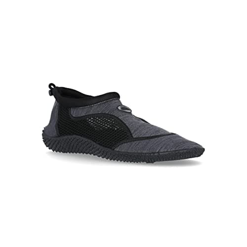 Image of Trespass Mens Womens Water Shoes Slip On Diving Surf Swimming Anti Slip Shoes Grey Marl