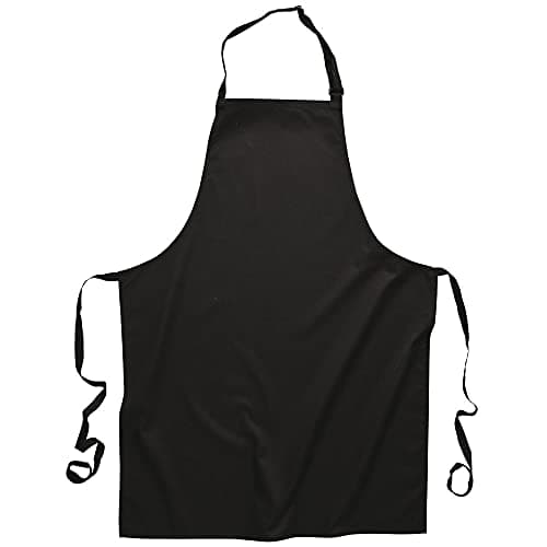 Image of Portwest PolyCotton Bib Apron, Size: One Size, Colour: Black, S841BKR