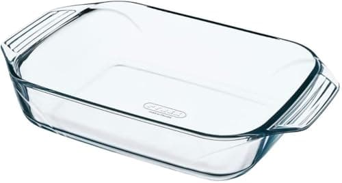 Image of Pyrex Optimum Glass Rectangular Roaster High Resistance Easy Grip 27x17 cm, 1