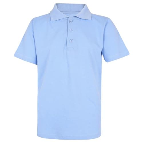 Image of A2Z 4 Kids Boys Polo T Shirts Plain Summer Tank Top - PL Polo T Shirt Sky Blue 13-14