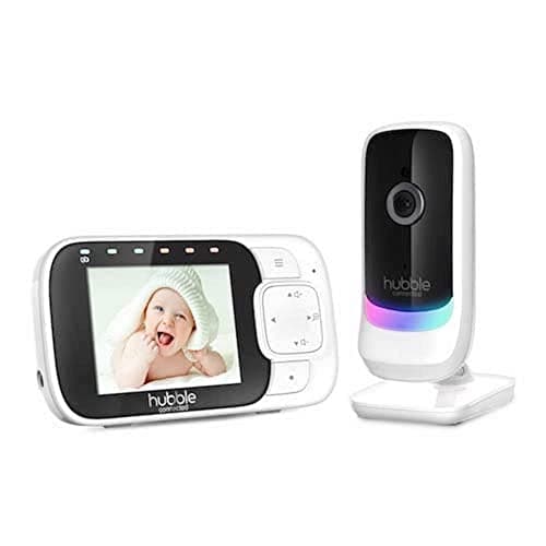 Image of Binatone Hubble Nursery 2.8 inch View Glow Video Baby Monitor, White