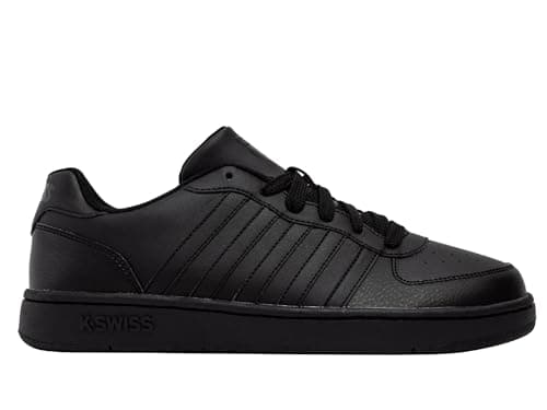 Image of K-Swiss Men's Court Cali Trainers, Black/Black, 43 EU, Black, 9 UK