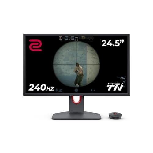 Image of BenQ ZOWIE XL2540K eSports Gaming Monitor, 24 inch, 240Hz, 1080p, HDMI 2.0 X3, DisplayPort, XL Setting to Share, Adjustable Height, PROGamer Base
