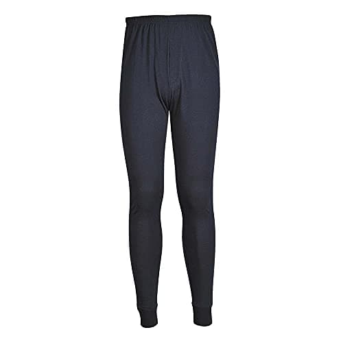 Image of Portwest Flame Resistant Anti-Static Leggings, Size: L, Colour: Navy, FR14NARL
