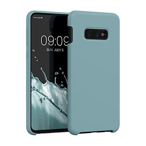 Image of kwmobile Case for Samsung Galaxy S10e Case - Soft Cover - Shockproof Silicone - Wireless Charging Arctic Night