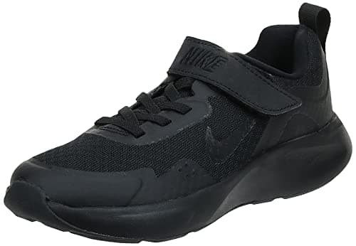 Image of Nike WearAllDay (GS), Boy's Running Shoe, Black/Black-Black, 5.5 UK (38.5 EU)