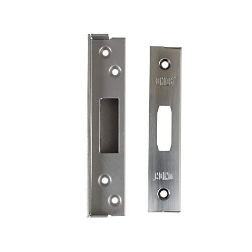 Image of Union Locks Strongbolt 2100 Mortice Deadlock Rebate Kit 26mm - Satin Chrome (Boxed)