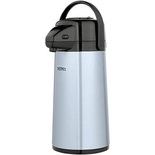Image of Thermos Glass Vacuum Insulated Pump Pot, 2 quart, Metallic Gray (PP1920TRI2)