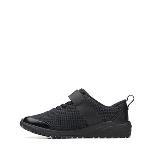 Image of Clarks Boy's Aeon Pace K Sneaker, Black, 7 Child UK