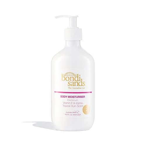 Image of Bondi Sands Tropical Rum Body Moisturiser | pH Balanced Formula Helps Prolong Your Tan and Nourishes + Hydrates Skin with Vitamin E and Jojoba, Self Tan Friendly, Vegan + Cruelty Free | 500 mL/17 Oz