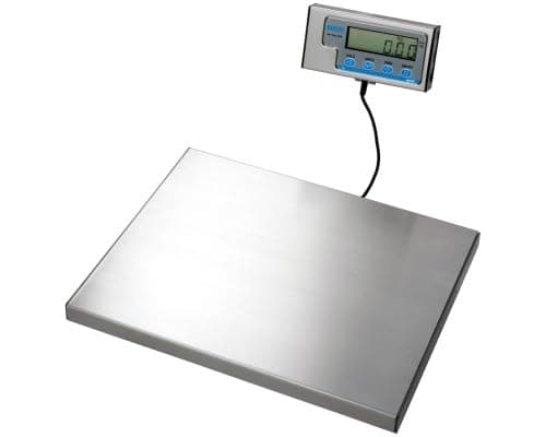 Image of Brecknell WS60 Portable Bench Platform Parcel Scales 60kg x 20g (130lb x 0.05lb) Professional Commecial Quality Scales Mains or Battery Powered