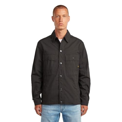 Image of G-STAR Men's Mosa Overshirt, Grey (raven D26462-C658-976), L
