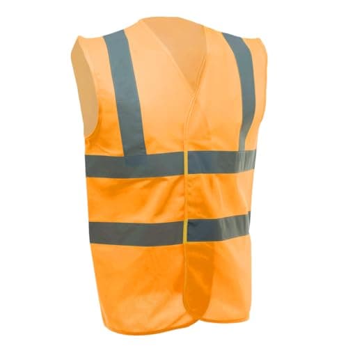 Image of Yoko Unisex Premium Hi-Vis Waistcoat Vest / Jacket (S) (Hi Vis Orange)