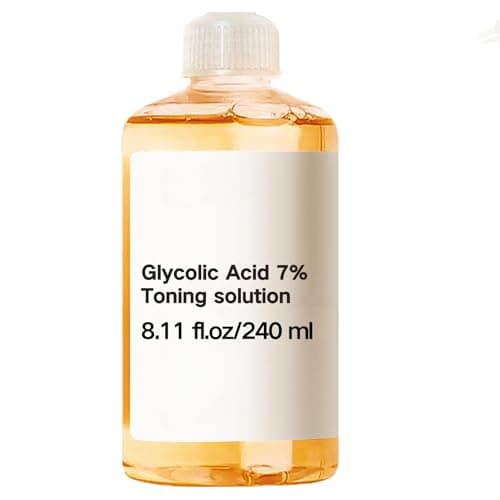 Image of 240ML 7% Glycolic Acid Toner,Glycolic Acid 7% Resurfacing Exfoliating Solution Daily Toner, Exfoliating Face Toner for Face Combination Oily Skin Blemishes & Pore Minimizing, Brighten Serum