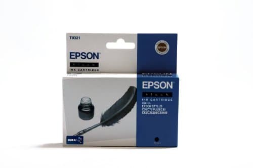 Image of Epson Stylus Photo T032120 Ink Cartridge Black T0321 CX5200 C80 C80N C80WN C70 C82WN C82 C82N