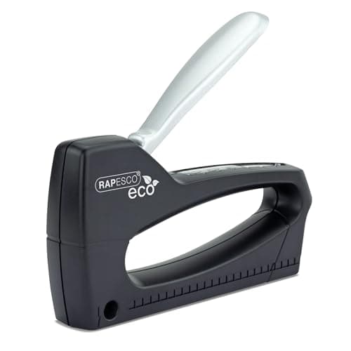 Image of Rapesco 1137 ECO Germ-Savvy Antibacterial T8-Lite Staple Tacker, Black