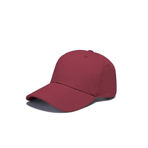 Image of IQONEQ Baseball Caps for Men and Women, Adjustable Fit, 23 Colors (UK, Alpha, One Size, Maroon)
