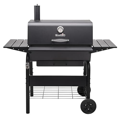 Image of Charbroil Charcoal L Barbecue, Adjustable Charcoal Grate, Expendable to form an Offset Smoker
