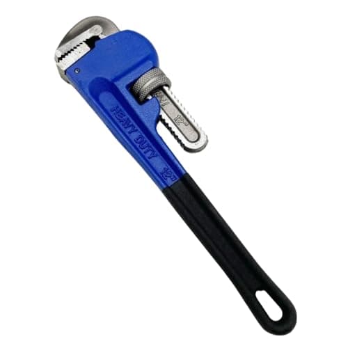 Image of Dunnet Tools Stilsons Pipe Wrench 12 Inch Heavy Duty Plumbing Tools And Equipment Carbon Steel Adjustable Plumbers Wrench Large Tooth Jaws Plumbers Tools Pipe Wrenches
