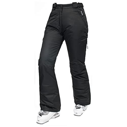 Image of Trespass Womens Ski Pants Waterproof Padded Salopettes Snow Ski Lohan Black