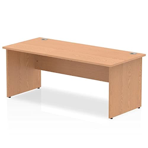 Image of Impulse I000437 Panel End Rectangle Desk - Maple