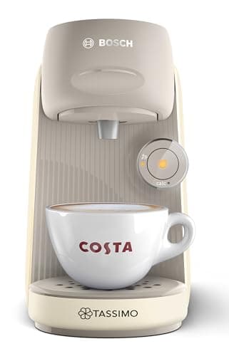 Image of Tassimo by Bosch Finesse Friendly Pod Coffee Machine in Cream TAS167PGB with INTELLIBREW and IntensityBoost, Compatible with 50 Different Beverages