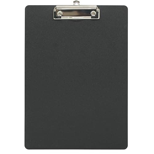 Image of Waytex A4 Black Polypropylene Clipboard 2mm 225mm x 315mm