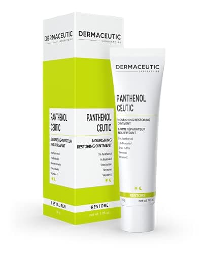 Image of Dermaceutic Panthenol Ceutic - Nourishing Restoring Ointment with Panthenol, Shea Butter, Beeswax and Vitamin E - Immediate comfort for dry, sensitive and irritated skin - 30g
