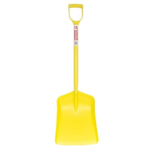 Image of Gorilla Shovel Yellow Small Multi-Purpose Durable Plastic Lightweight Spade for Garden Home Stable or Builder Small Snow Shovel