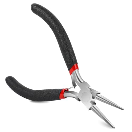 Image of Round Nose Pliers, Small Wire Cutters for Crafts, Jewelry Making Tools Bead Pliers Tools for Jewelry Making, Jump Rings Making, Wire Wrapping