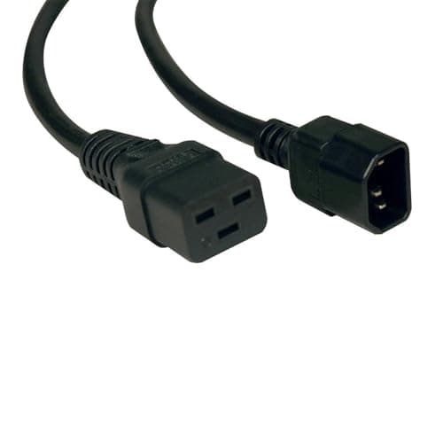 Image of Tripp Lite Heavy Duty Computer Power Extension Cable PDU Cord 14 AWG 15A C19 to C14, 3.05 m (P047-010)
