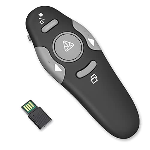 Image of Cerolopy Presentation Clicker,328FT Wireless USB Powerpointer Clicker,Clicker for Powerpoint,2.4GHz Powerpoint PPT Clicker for Mac/Win/Computer/Laptop