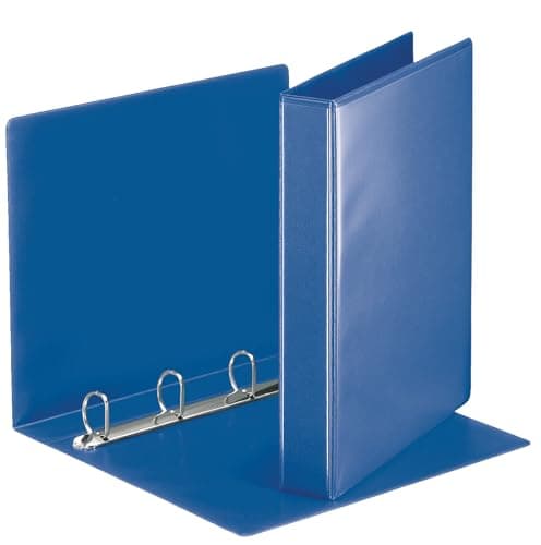 Image of Esselte 49715 Presentation Ring Binder A4 Pack of 10 Ring Binder with 4 D-Rings Diameter 30 mm Blue